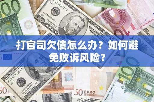 北京打官司欠债怎么办？如何避免败诉风险？