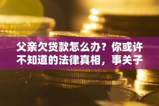 北京父亲欠贷款怎么办？你或许不知道的法律真相，事关子女未来
