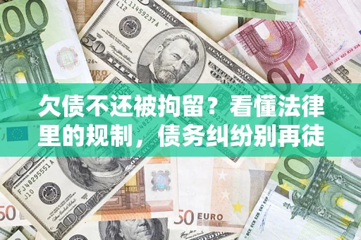 北京欠债不还被拘留？看懂法律里的规制，债务纠纷别再徒劳奔波