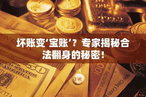 北京坏账变‘宝账’？专家揭秘合法翻身的秘密！