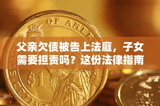 北京父亲欠债被告上法庭，子女需要担责吗？这份法律指南必须看完