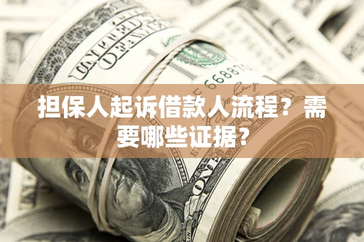 北京担保人起诉借款人流程？需要哪些证据？