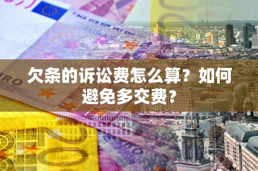 北京欠条的诉讼费怎么算？如何避免多交费？