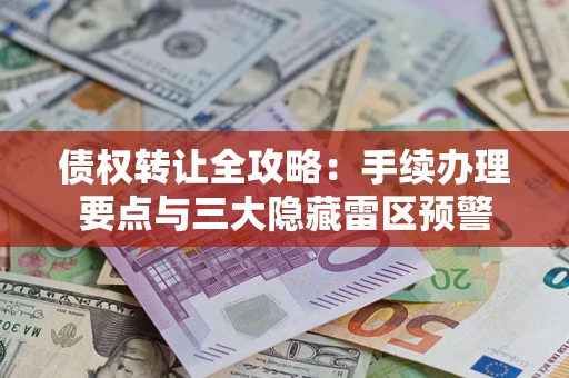 北京债权转让全攻略：手续办理要点与三大隐藏雷区预警