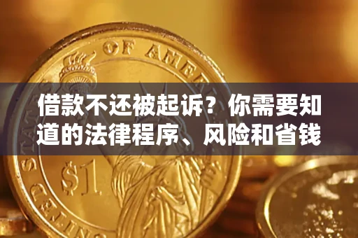 北京借款不还被起诉？你需要知道的法律程序、风险和省钱技巧