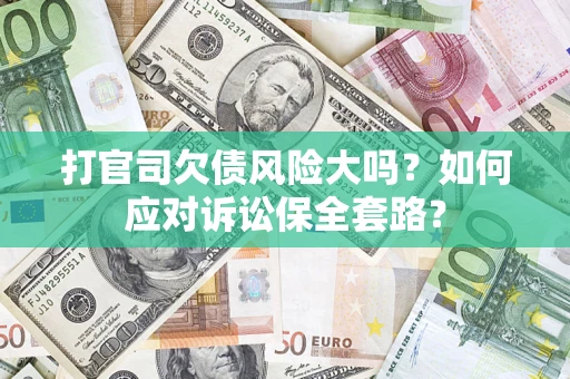 北京打官司欠债风险大吗？如何应对诉讼保全套路？