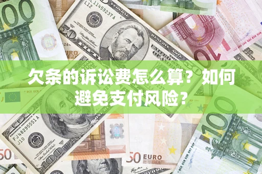 北京欠条的诉讼费怎么算？如何避免支付风险？